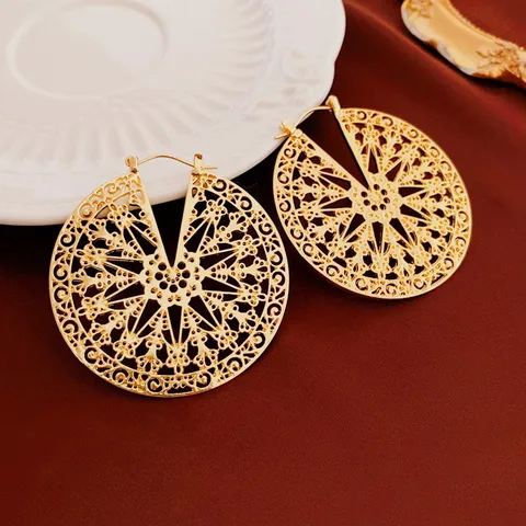 Solstice Filigree Hoops
