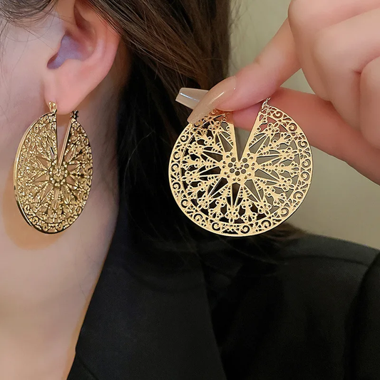 Solstice Filigree Hoops