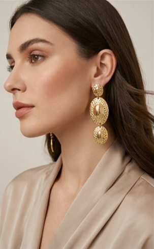 Golden Aura Statement Drops