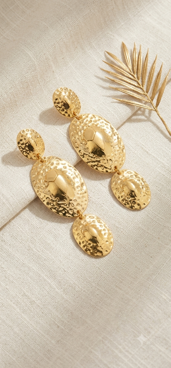 Golden Aura Statement Drops